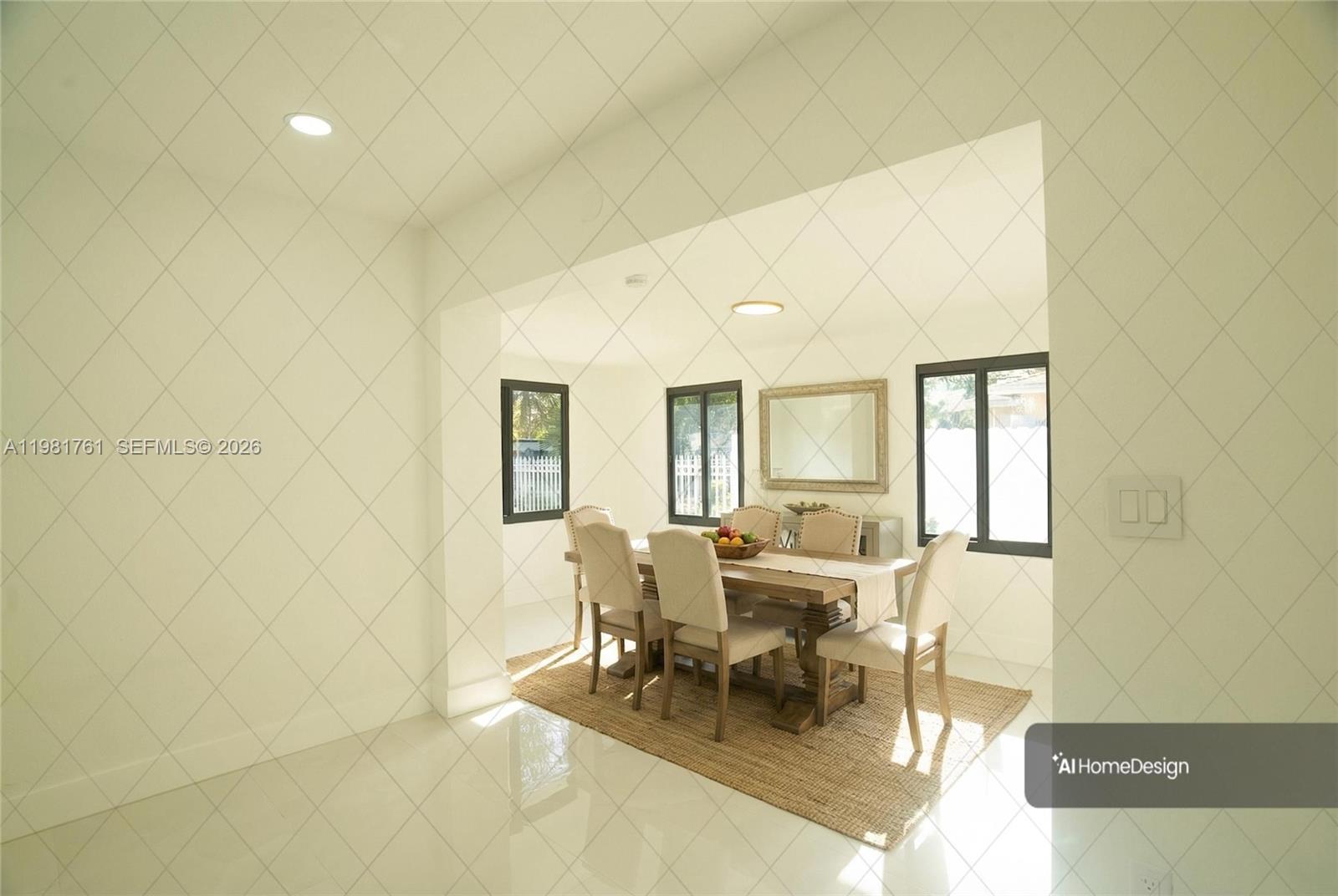 315 Northwest 127th Street North Miami, FL 33168 - Photo 11 of 67 a dining room with furniture and wooden floor