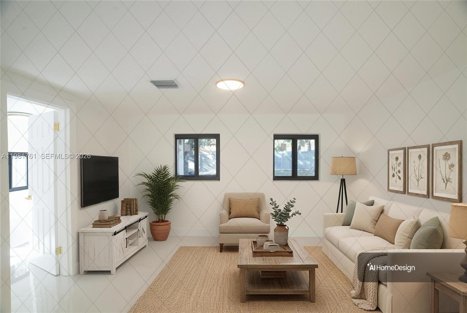 315 Northwest 127th Street North Miami, FL 33168 - Photo 6 of 67 a living room with furniture and a flat screen tv