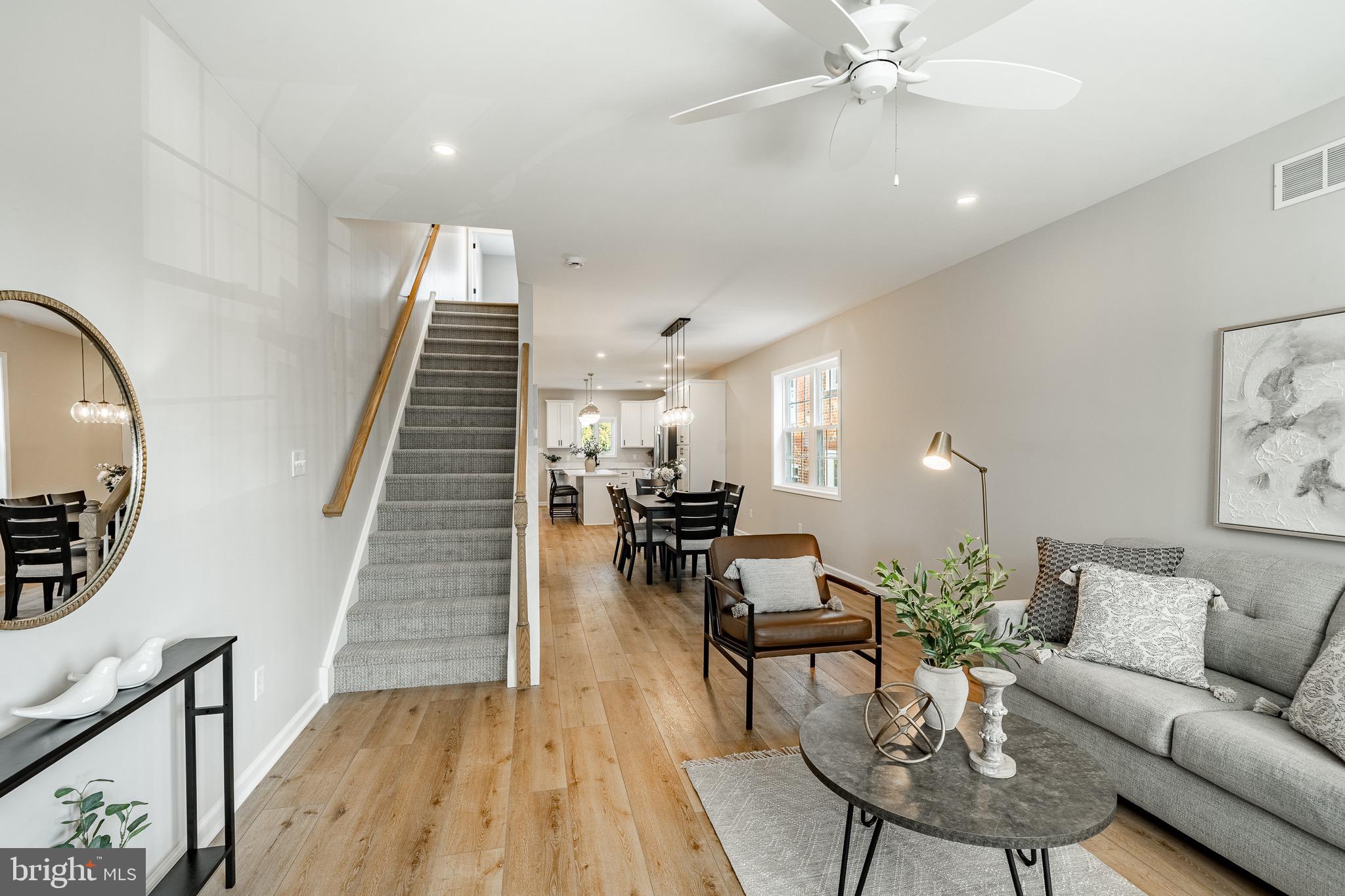 523 Grove Street Bridgeport, PA 19405 - Photo 8 of 25 a living room with furniture and wooden floor