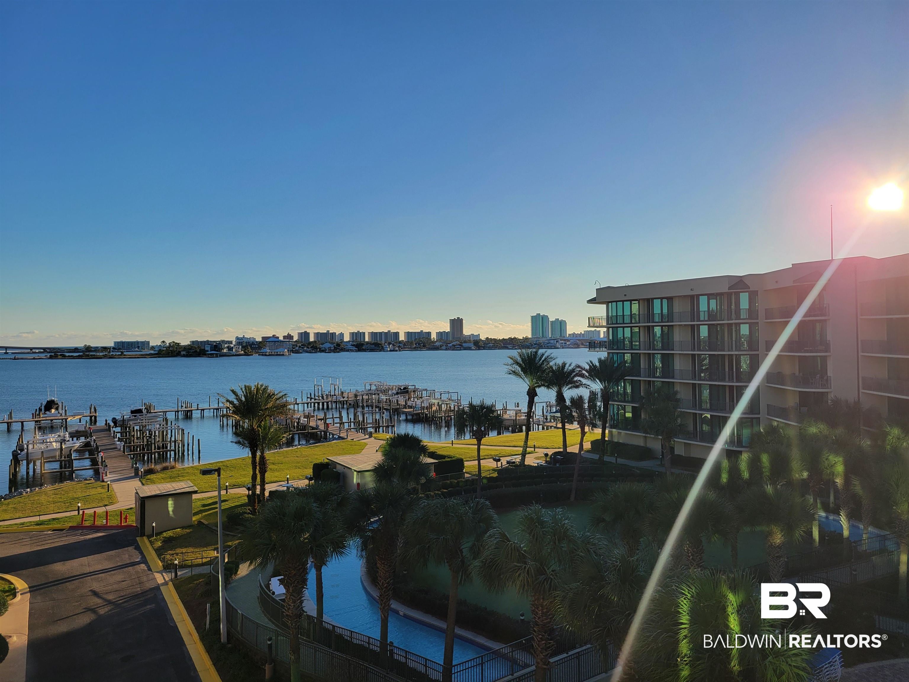 27580 Canal Road, Unit 1431 Orange Beach, AL 36561 - Photo 33 of 73 Water view featuring nearby urban area and numerous boat docks