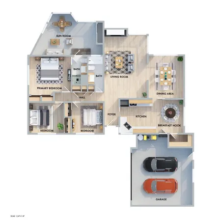 a kitchen with granite countertop a sink a stove and cabinets