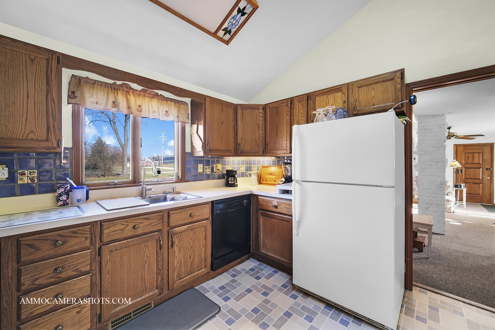2020 Church Road Aurora, IL 60505 - Photo 11 of 37 a kitchen with a refrigerator a sink and cabinets