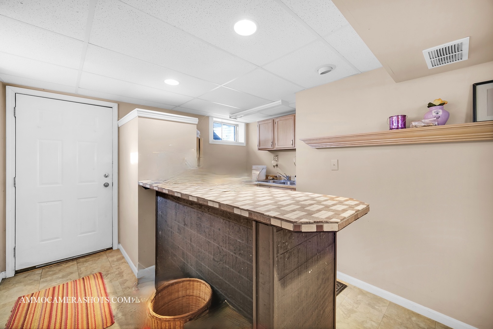 2020 Church Road Aurora, IL 60505 - Photo 28 of 37 a bathroom with a granite countertop sink a toilet and a shower
