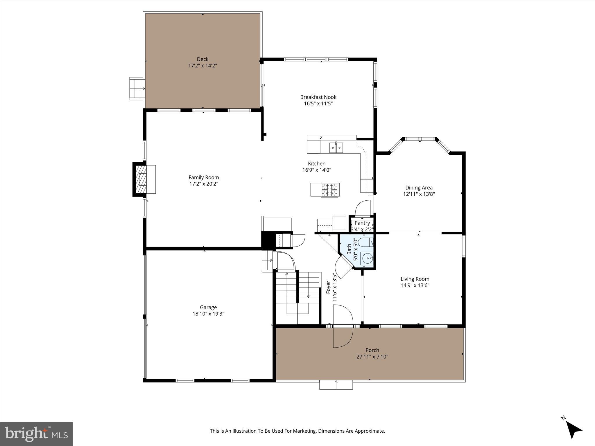 17550 Deavers Court Hamilton, VA 20158 - Photo 62 of 64 Floorplan: Main Level