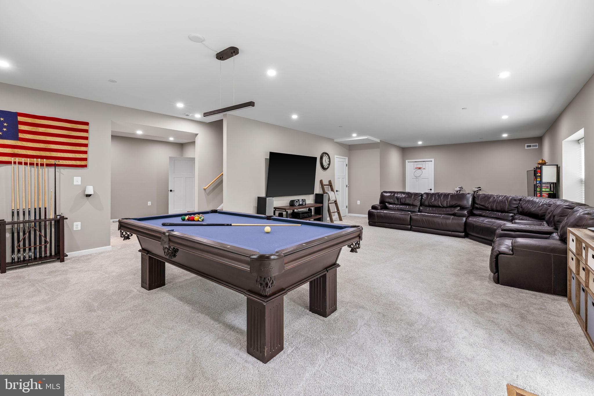14536 Black Ankle Road Mount Airy, MD 21771 - Photo 29 of 41 Spacious game room with pool table.