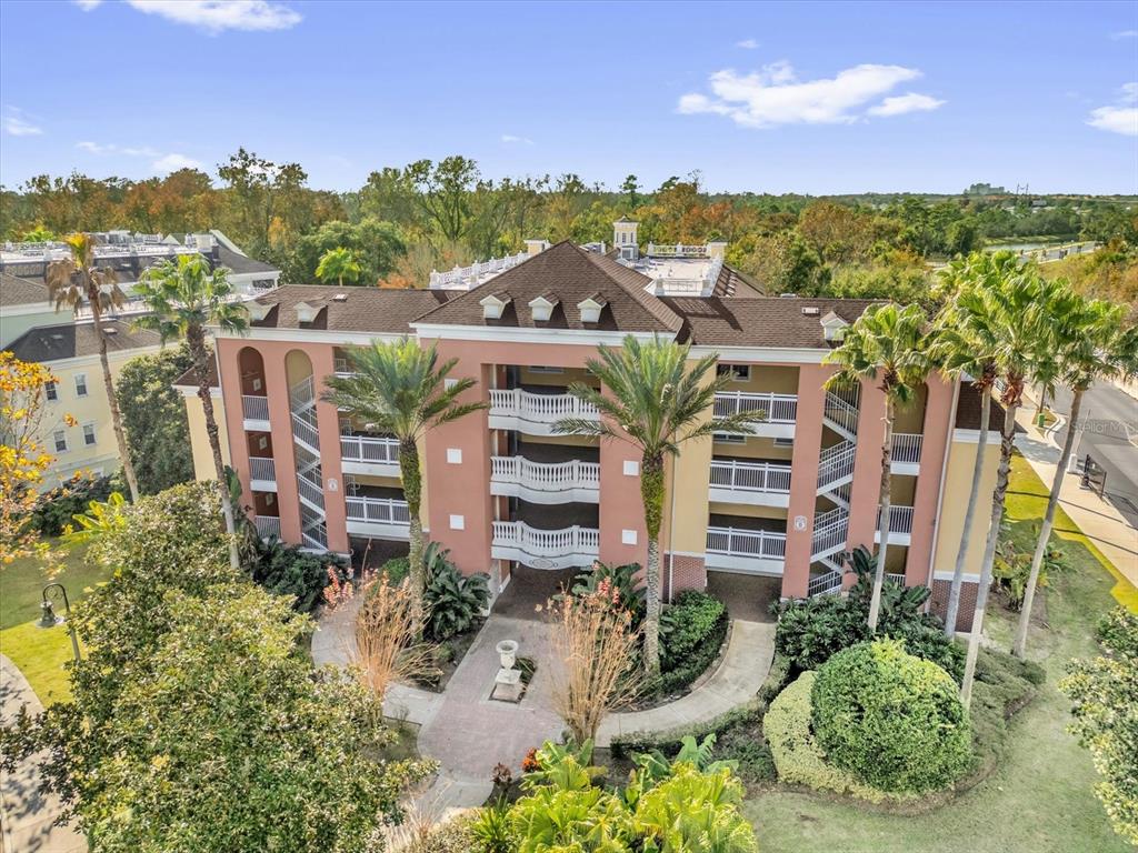 a view of a city with tall buildings