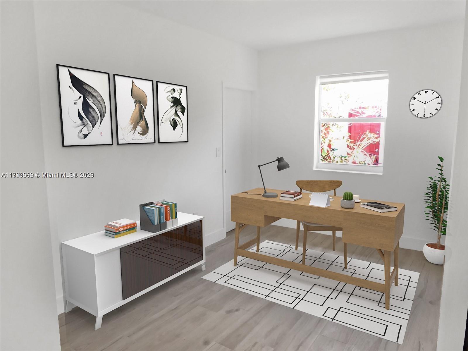 1000 7th Street Miami Beach, FL 33139 - Photo 12 of 41 a workspace with furniture and window