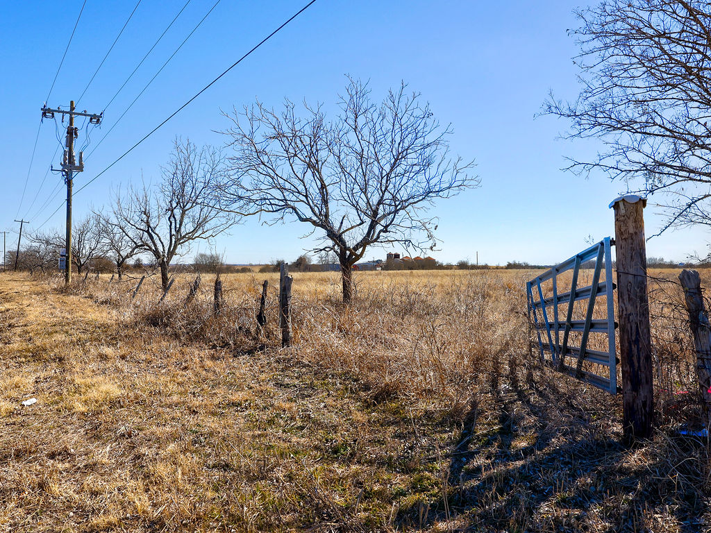 View of yard featuring a view of countryside