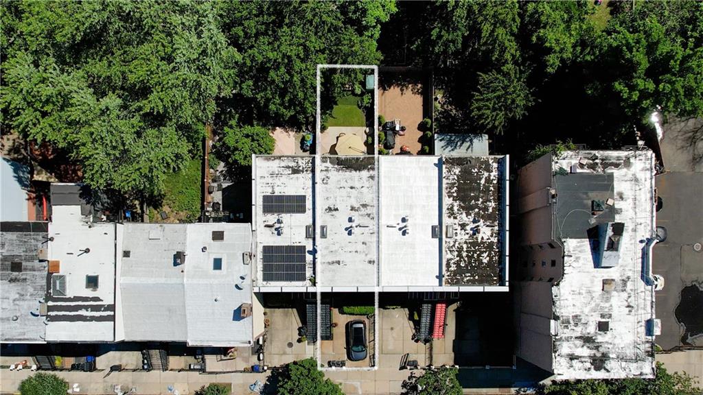 888 Gates Avenue Brooklyn, NY 11221 - Photo 14 of 18 aerial view of building with large trees
