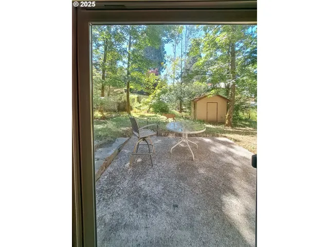 a view of a room with a porch