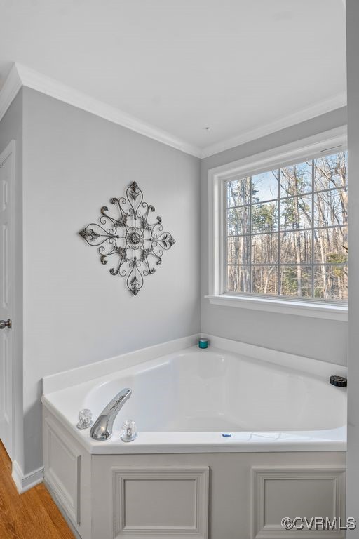 4360 Worsham Road Powhatan, VA 23139 - Photo 20 of 30 Primary bathroom featuring wood finished floors, a