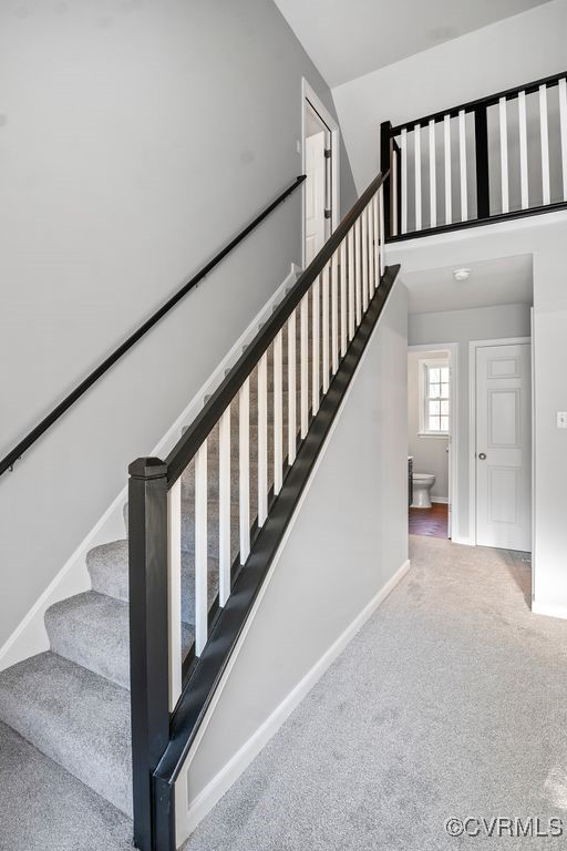 4360 Worsham Road Powhatan, VA 23139 - Photo 21 of 30 Stairs to third floor + landing