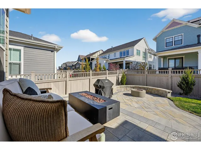 a outdoor space with patio furniture