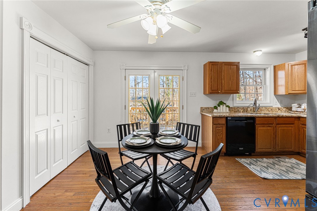 2010 Uleta Road Powhatan, VA 23139 - Photo 7 of 31 a view of a dining room with furniture and wooden floor
