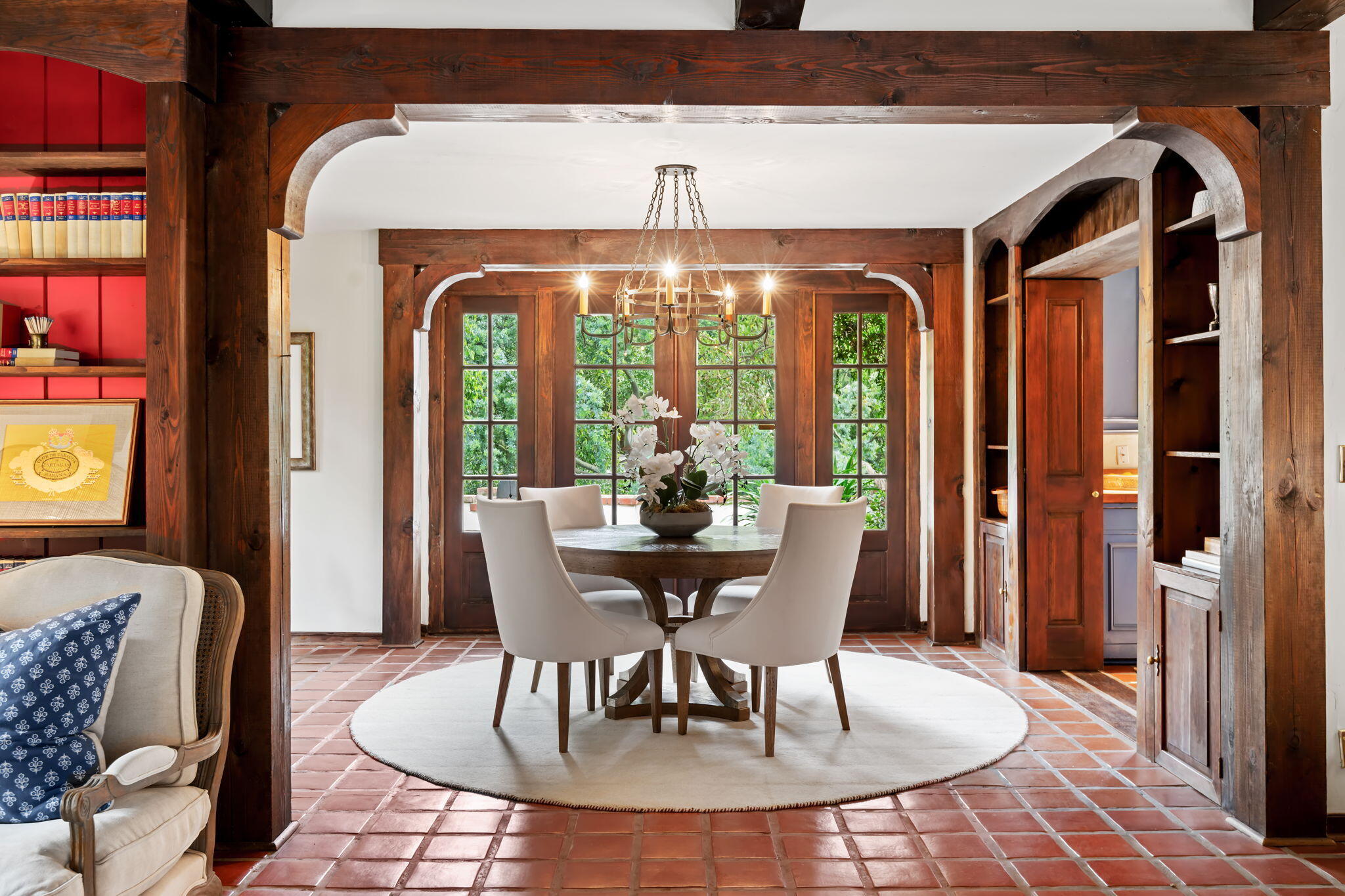 2040 Mission Ridge Road Santa Barbara, CA 93103 - Photo 14 of 38 a view of a dining room with furniture window and outside view