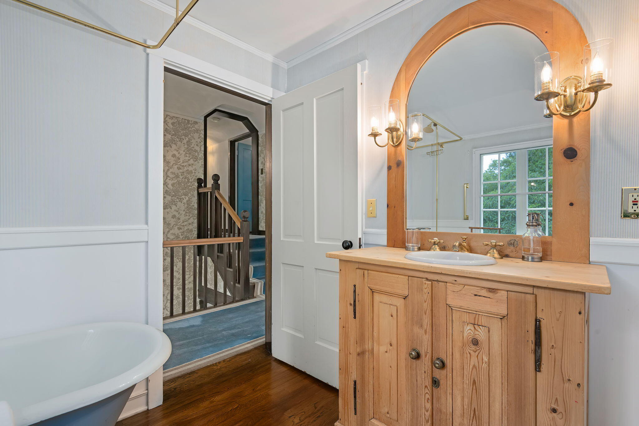 2040 Mission Ridge Road Santa Barbara, CA 93103 - Photo 32 of 38 a view of a bathroom with dual sinks