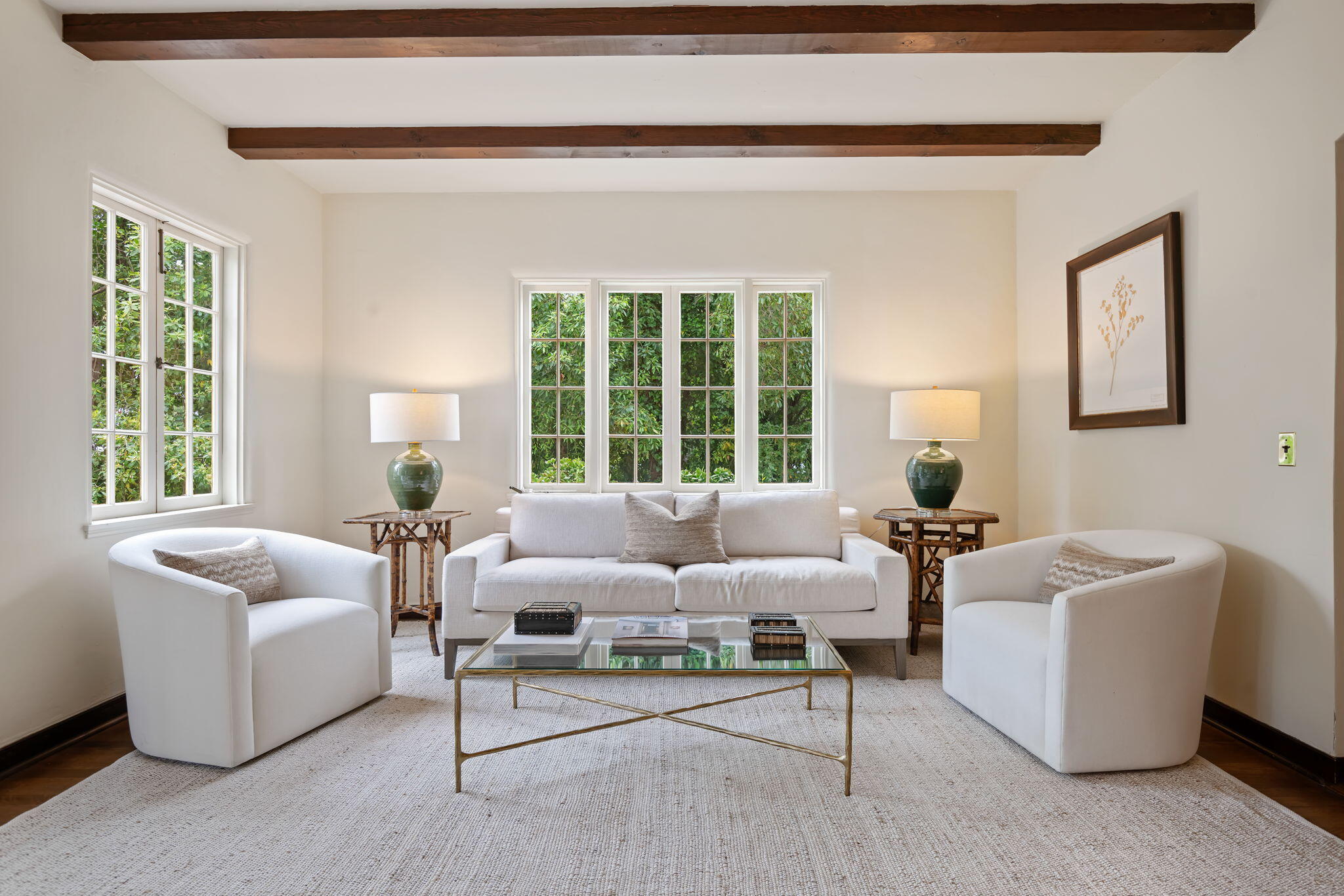 2040 Mission Ridge Road Santa Barbara, CA 93103 - Photo 10 of 38 a living room with furniture and a large window