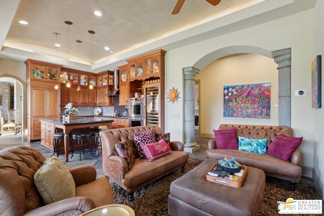 20 Clancy Lane Estates Rancho Mirage, CA 92270 - Photo 28 of 75 a living room with furniture and a large window