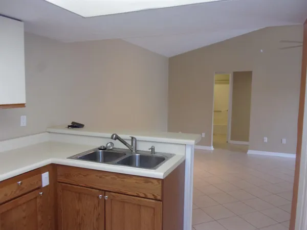 a view of an empty room