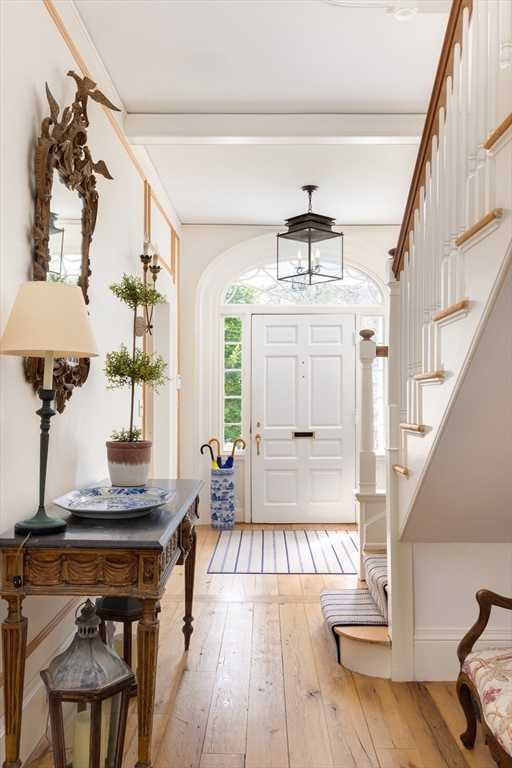 371 Walnut Street Brookline, MA 02445 - Photo 2 of 40 a living room with furniture and wooden floor