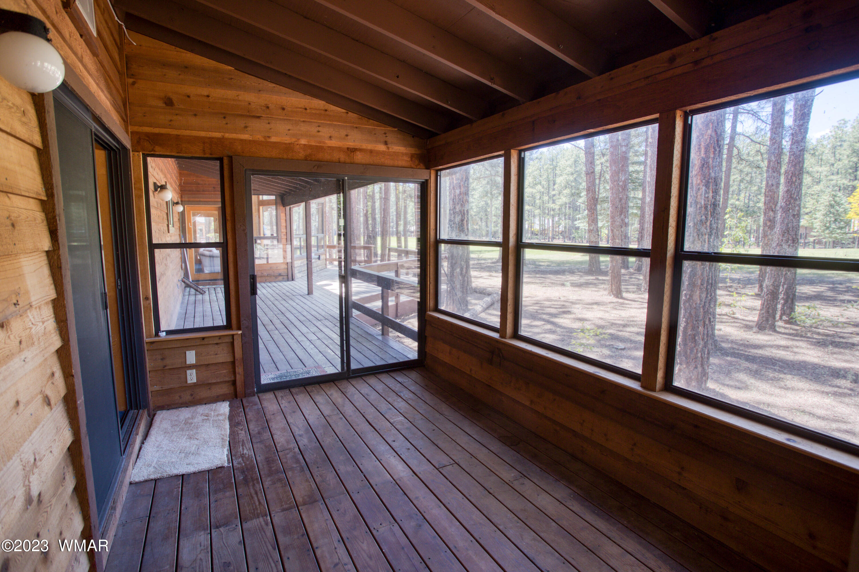 3288 Lake View Drive Pinetop, AZ 85935 - Photo 16 of 32 a view of hallway with wooden floor