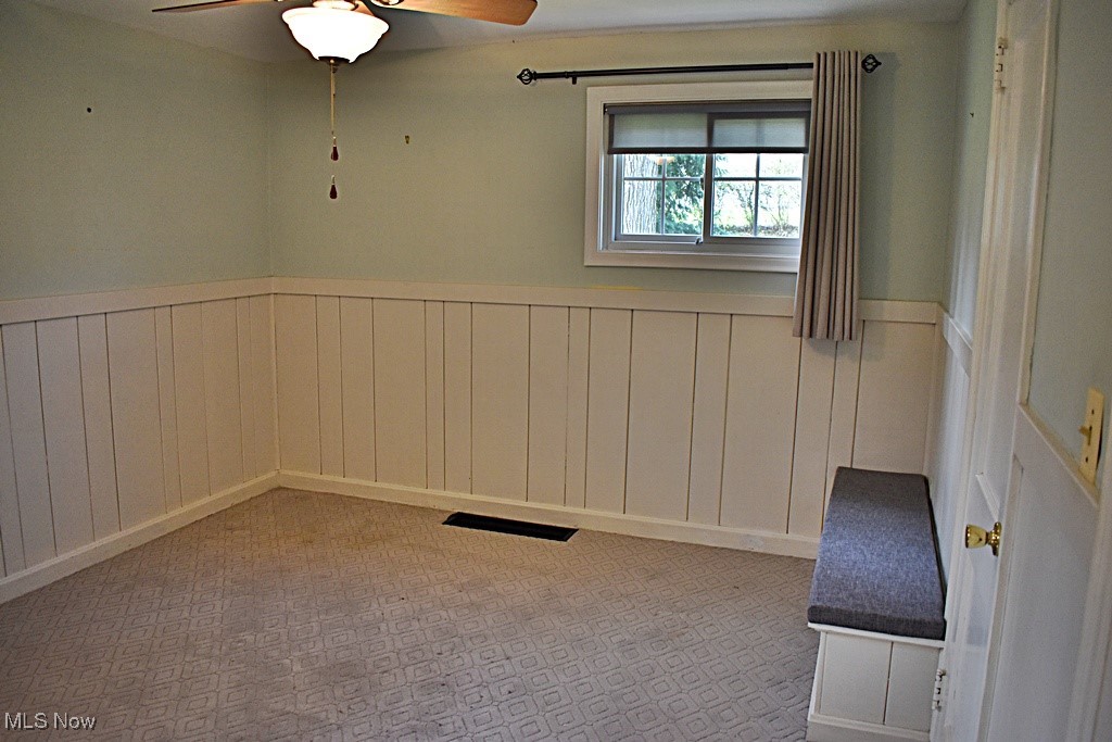17600 Egbert Road Bedford, OH 44146 - Photo 29 of 49 Master Bedroom with wainscotting and built in bench...