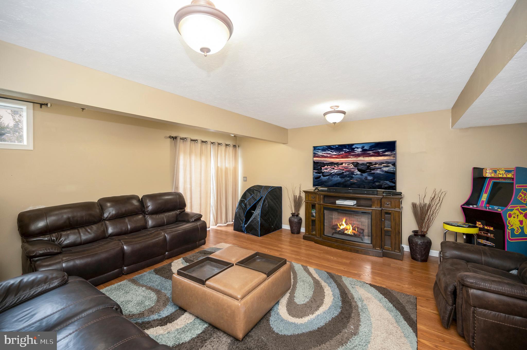 35342 Hawks Nest Court Locust Grove, VA 22508 - Photo 36 of 52 a living room with furniture a flat screen tv and a fireplace