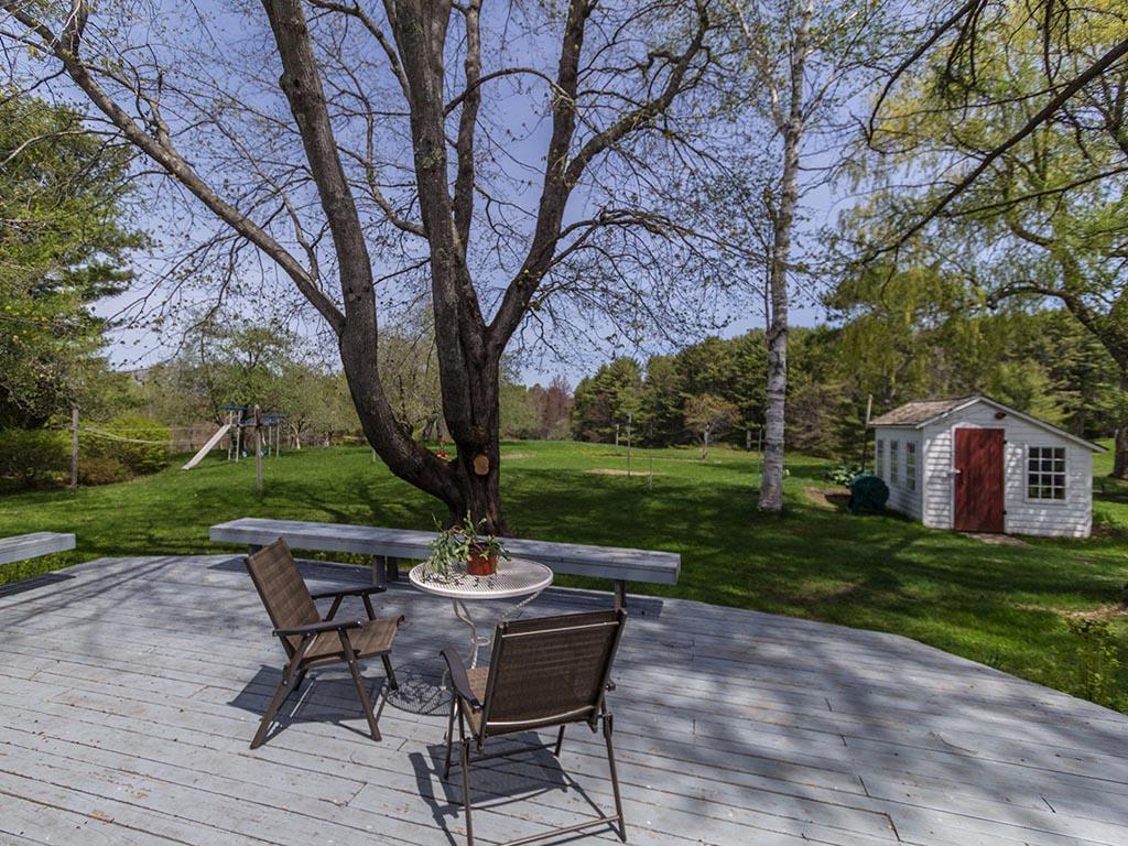 490 Mere Point Road Brunswick, ME 04011 - Photo 5 of 34 The rear deck looking towards the...