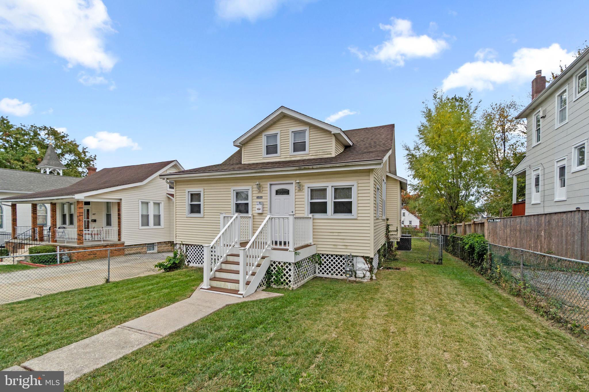4525 Mainfield Avenue Baltimore, MD 21214 - Photo 29 of 33 a front view of a house with a yard