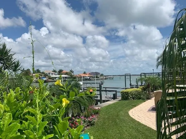 a view of a garden
