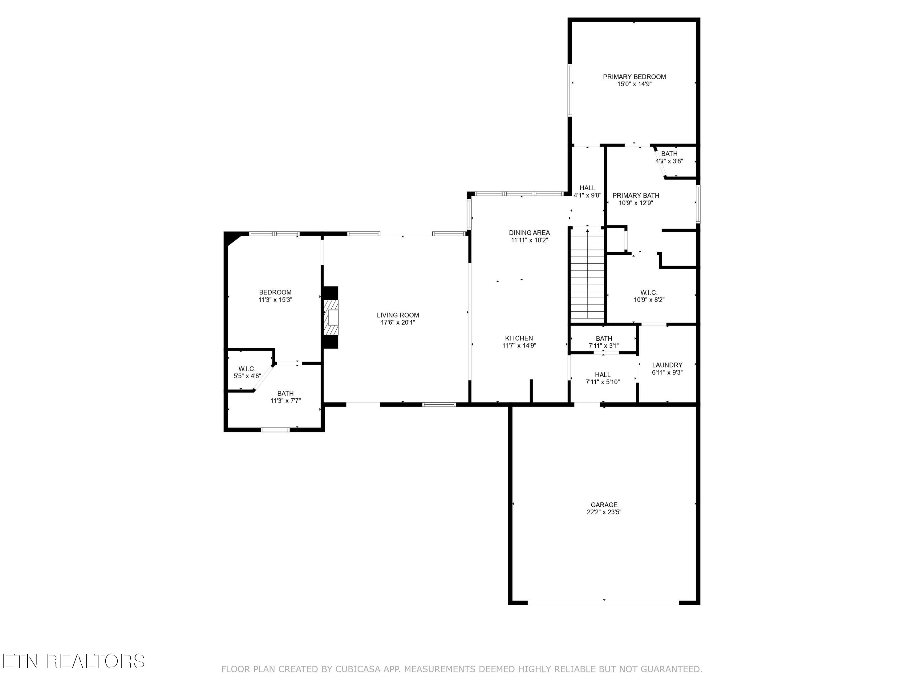 136 Pocola Way Loudon, TN 37774 - Photo 52 of 53 Basement Floor Plan