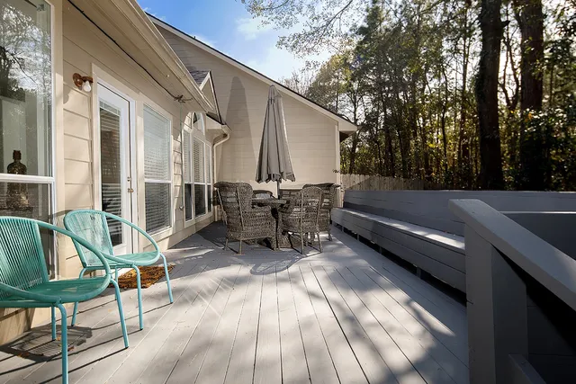 a view of outdoor space yard deck and patio