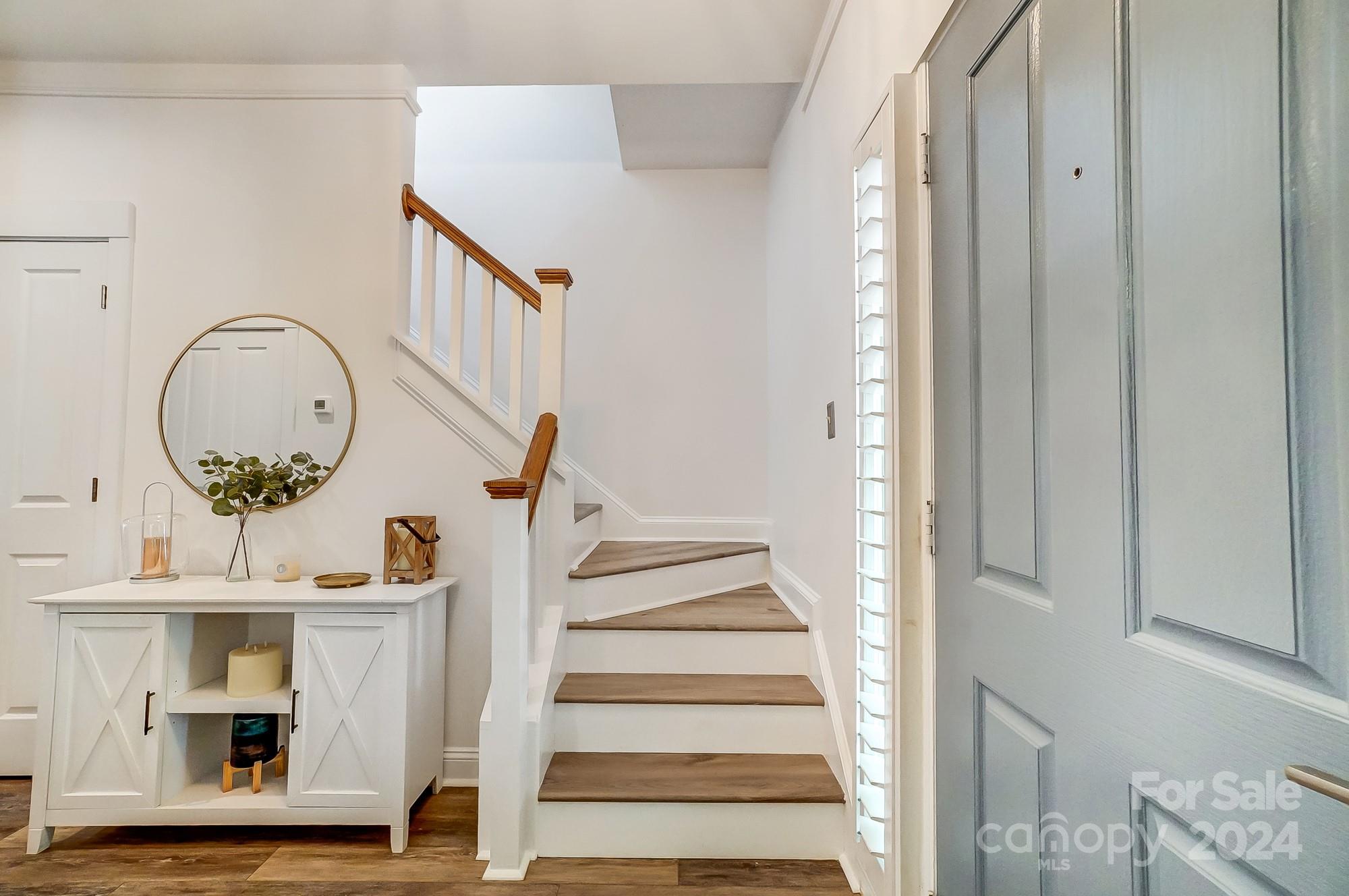 11343 Deer Ridge Lane Charlotte, NC 28277 - Photo 19 of 35 a view of staircase with white walls