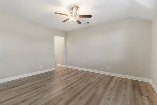 wooden floor in an empty room