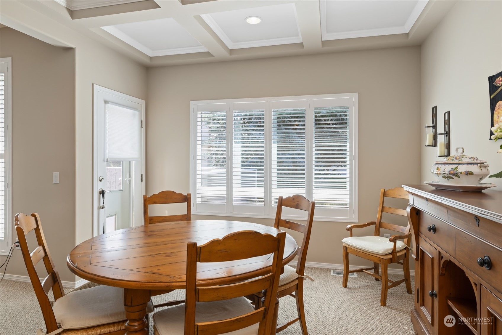431 Blakely Boulevard Sequim, WA 98382 - Photo 15 of 34 a view of a dining room with furniture and window
