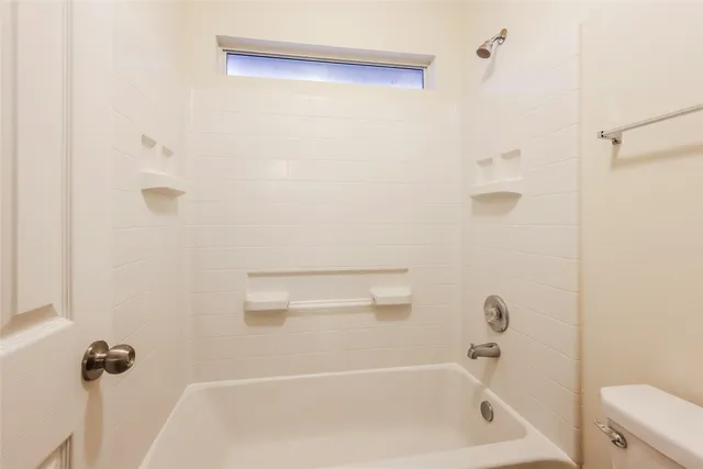 a close up of a bathtub