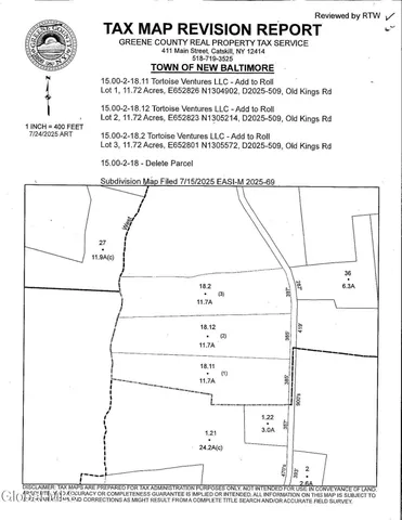 $89,000 | L18.12 Old Kings Road, Hannacroix, NY 12087