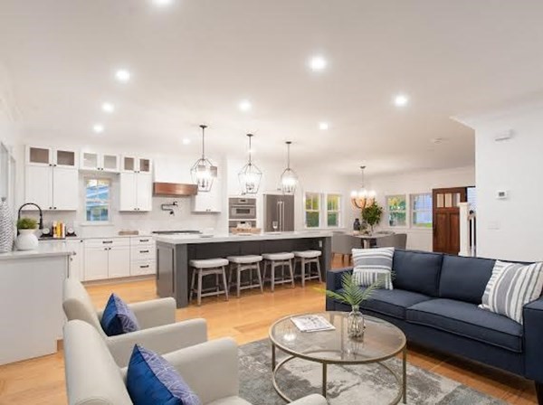 90 Evergreen Road Natick, MA 01760 - Photo 21 of 22 a living room with furniture kitchen view and a table