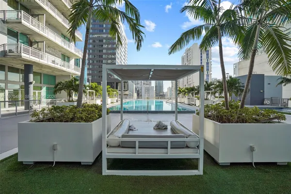 front view of a house with a garden