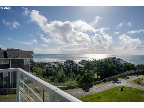 a view of sky from balcony