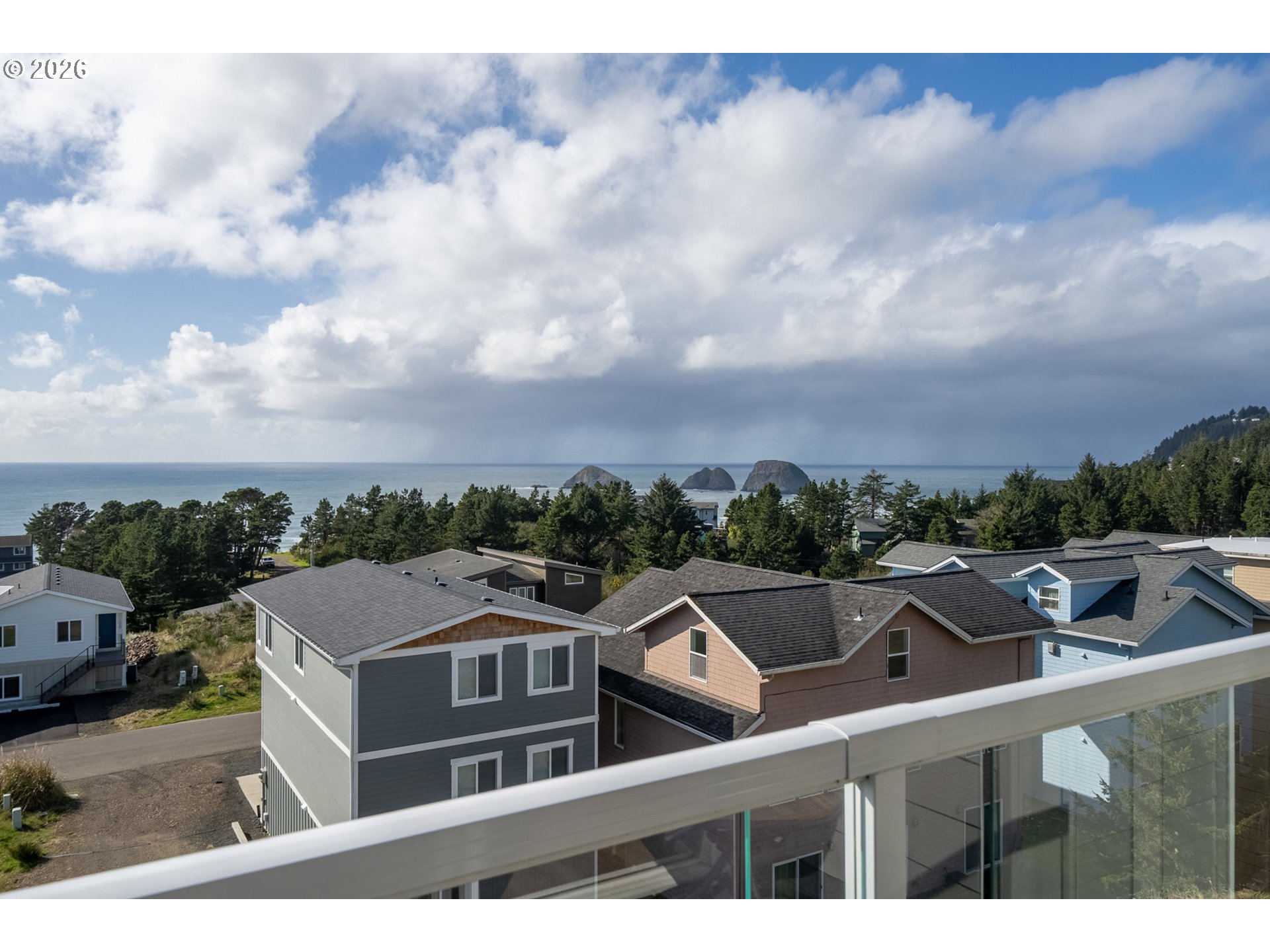 120 Reeder Street Tillamook, OR 97141 - Photo 14 of 41 a view of a city with tall buildings