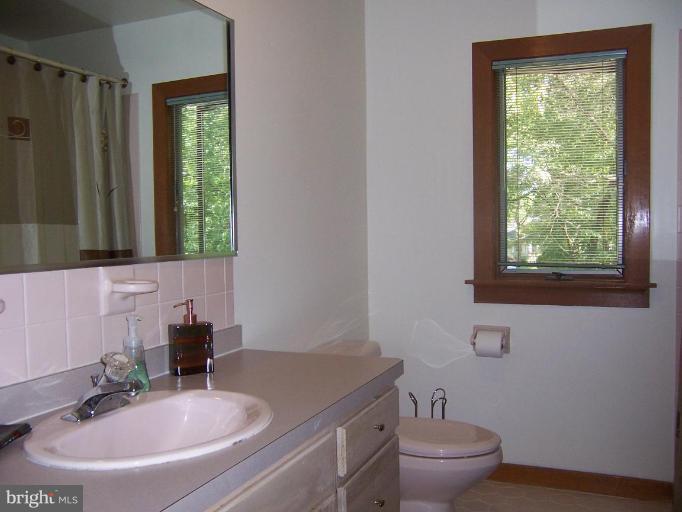 204 Burns Crossing Road Severn, MD 21144 - Photo 10 of 30 a bathroom with a sink a toilet and a mirror