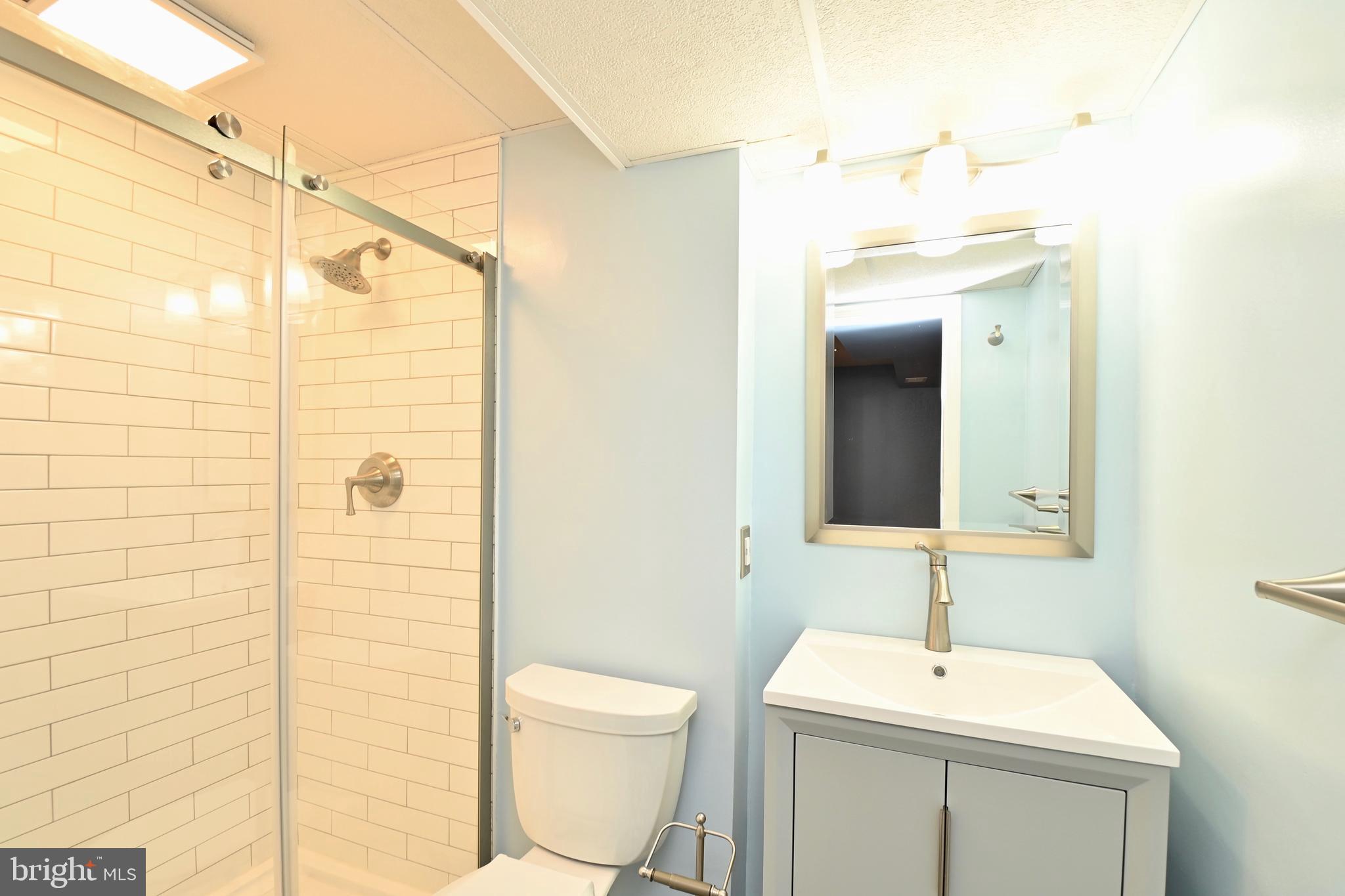 4319 Old Mill Road Alexandria, VA 22309 - Photo 26 of 86 a bathroom with a sink a toilet and shower