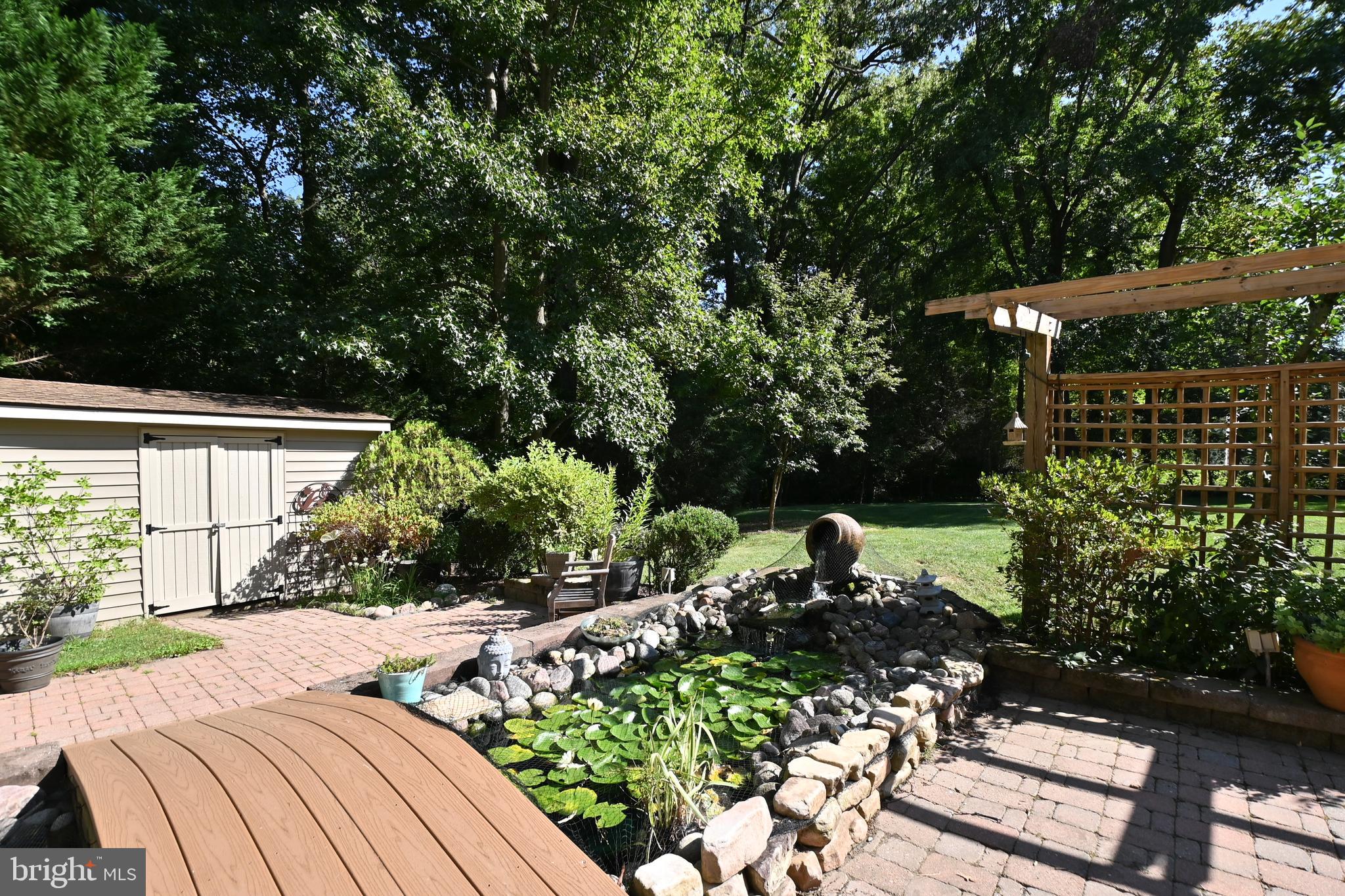 4319 Old Mill Road Alexandria, VA 22309 - Photo 32 of 86 a view of a backyard with sitting area