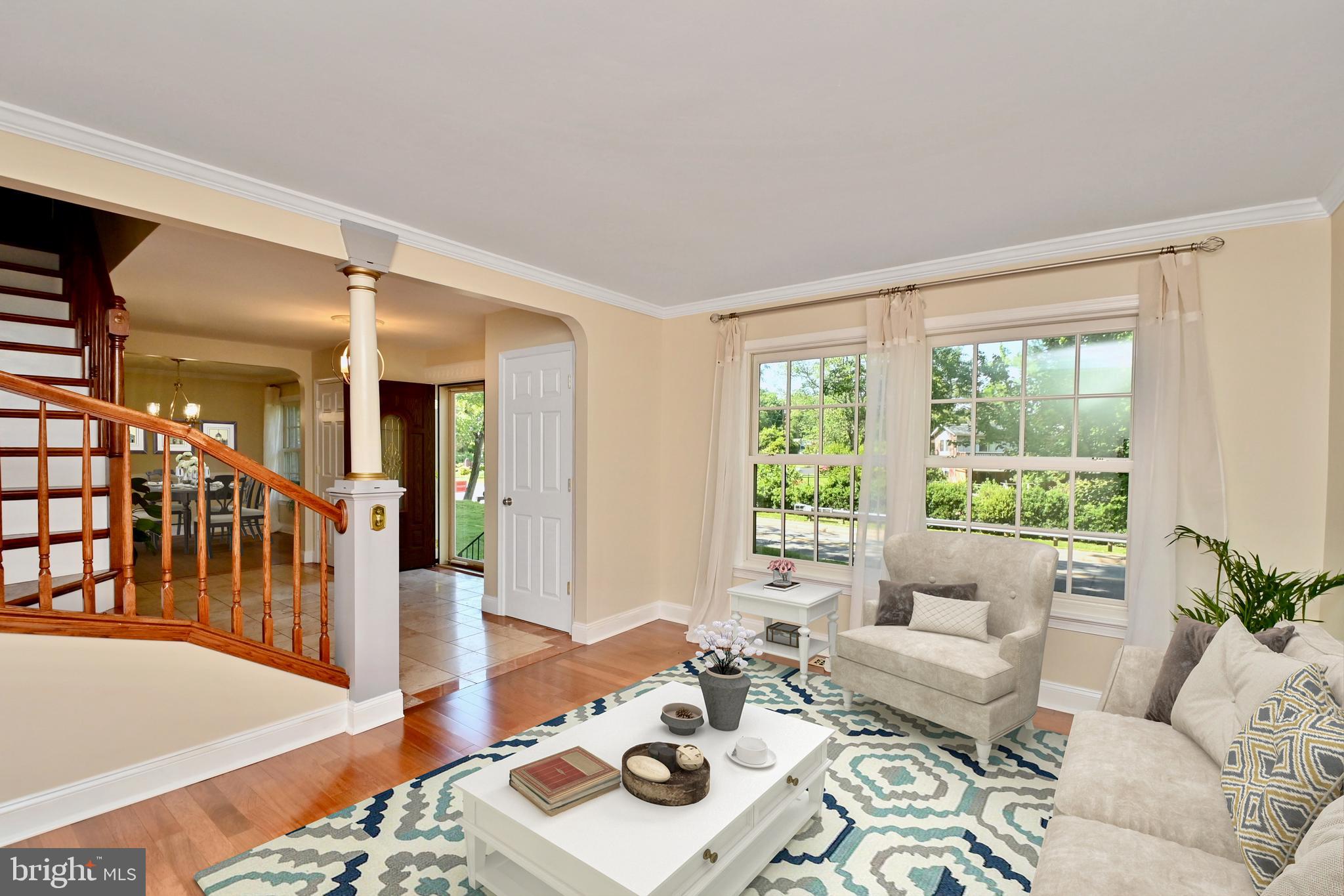 4319 Old Mill Road Alexandria, VA 22309 - Photo 5 of 86 a living room with furniture and wooden floor