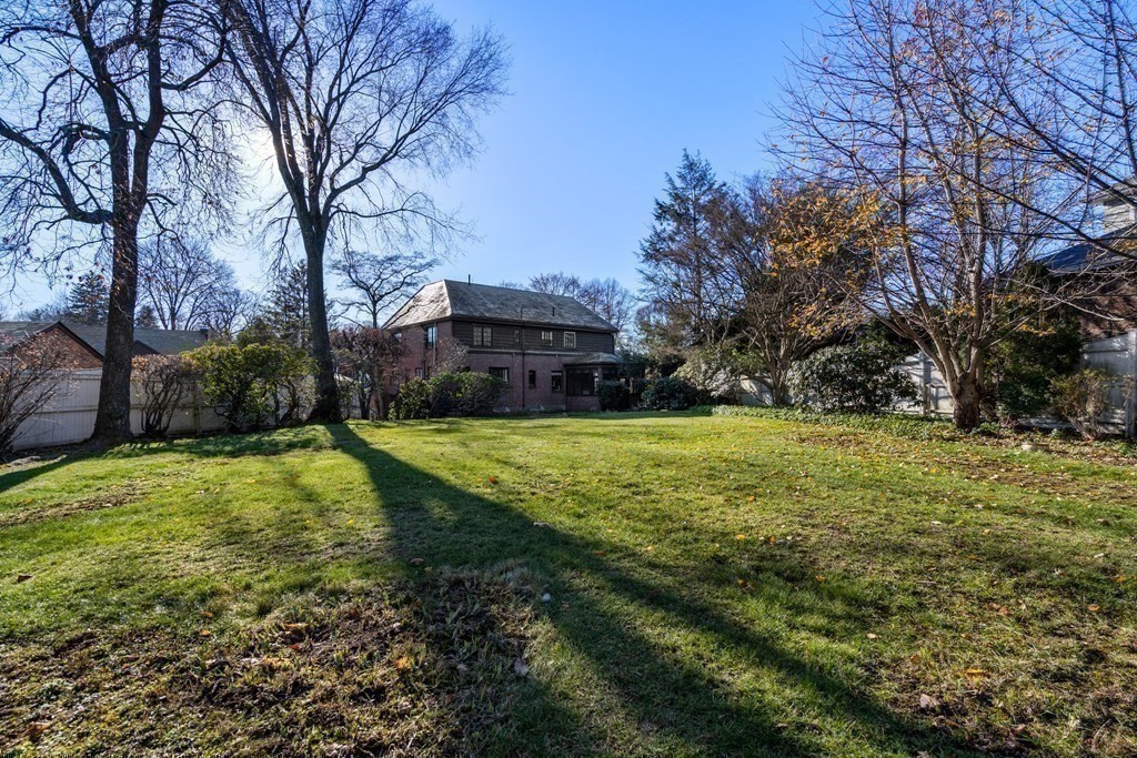 48 Gralynn Road Newton, MA 02459 - Photo 24 of 30 a view of a yard with a house in the background