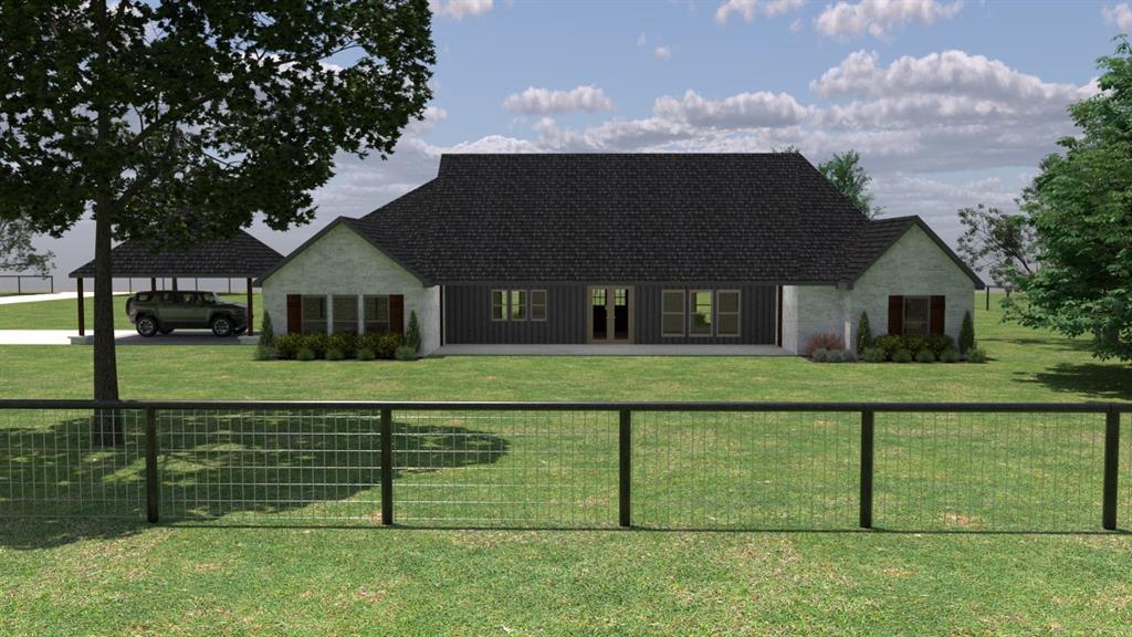 1390 Poe Prairie Road Millsap, TX 76066 - Photo 36 of 40 a front view of a house with a yard