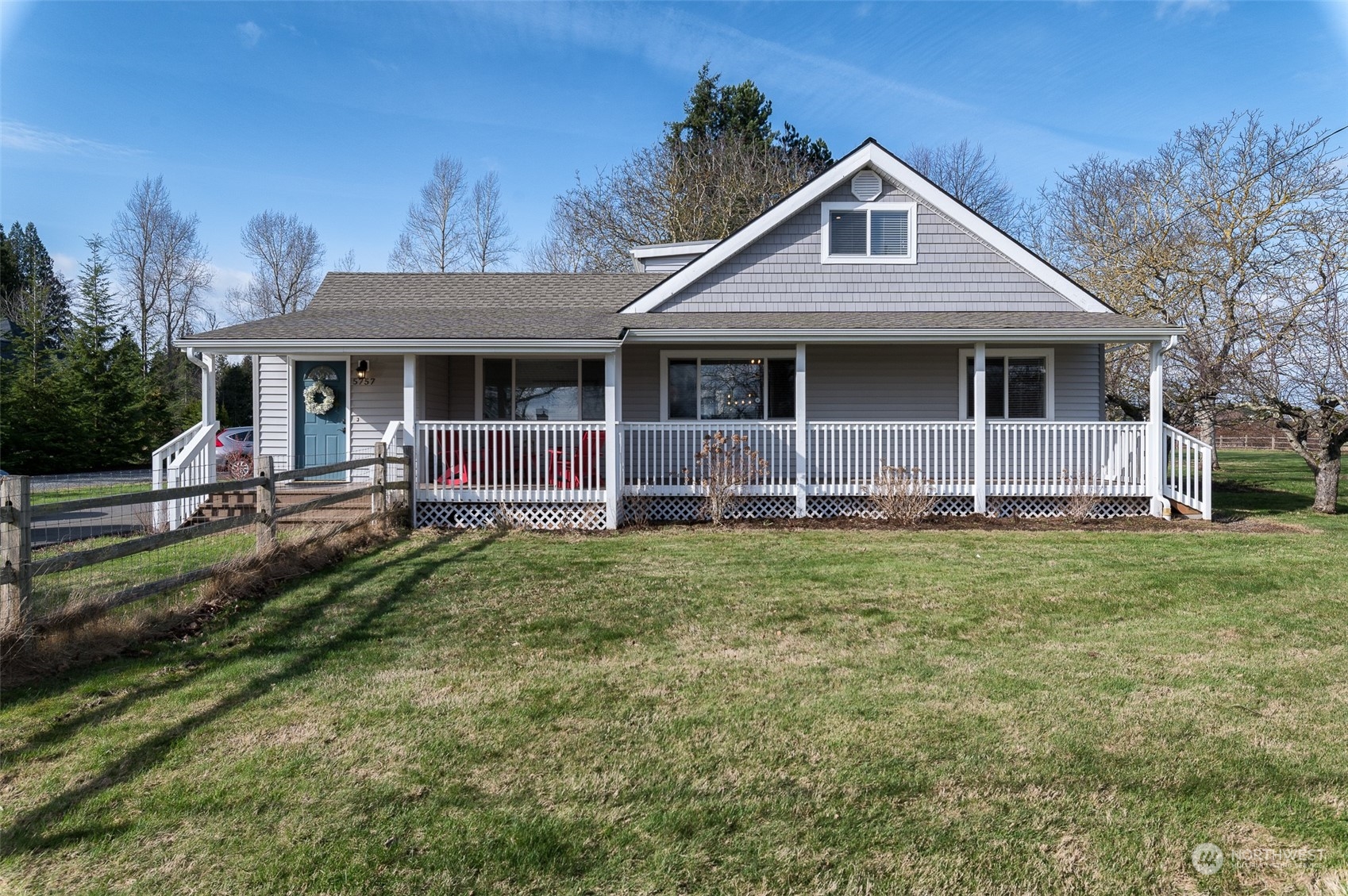 5757 Barr Road Ferndale, WA 98248 - Photo 1 of 40 a front view of a house with a garden