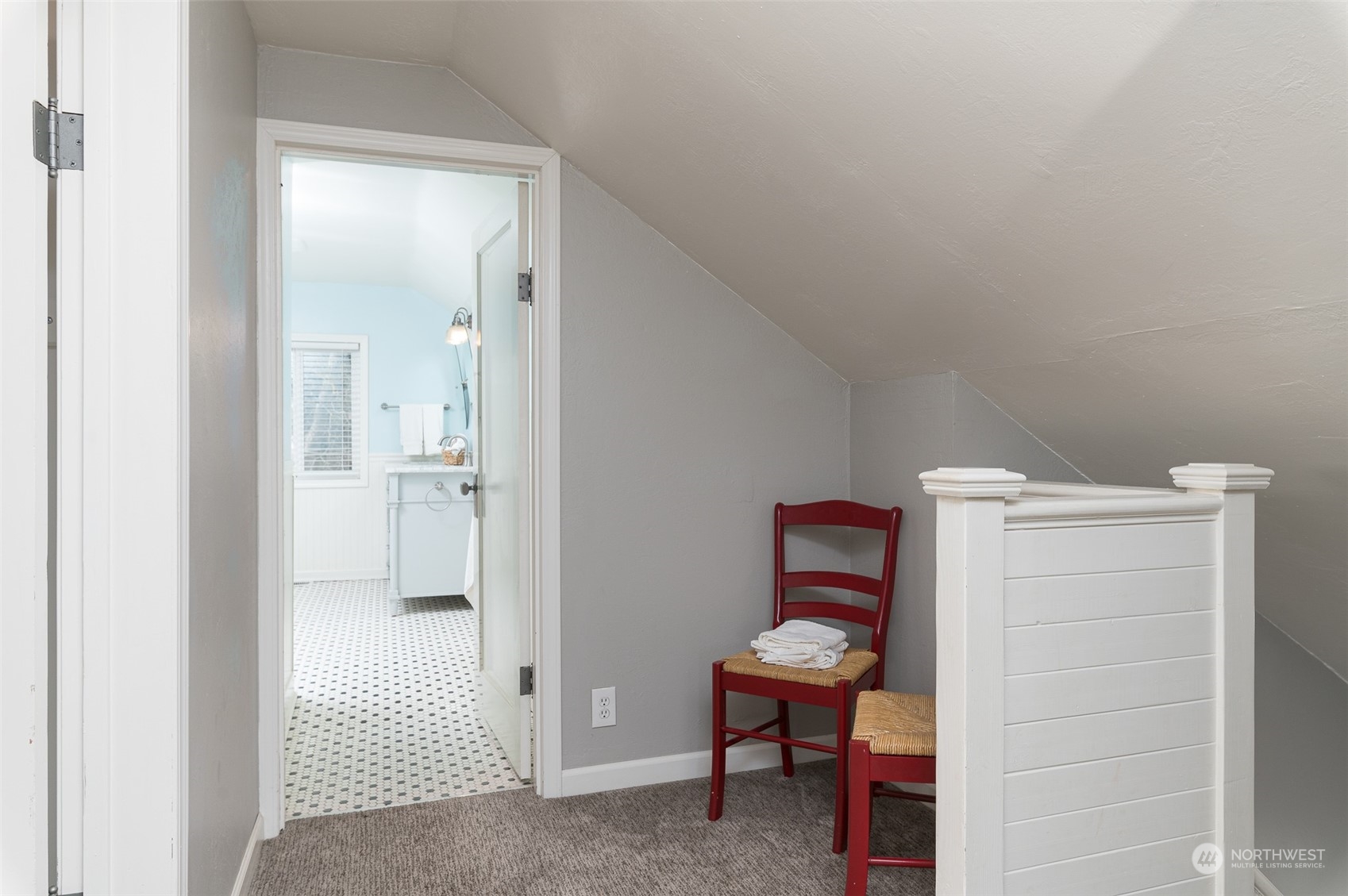 5757 Barr Road Ferndale, WA 98248 - Photo 19 of 40 a view of a hallway with bathroom and a sink