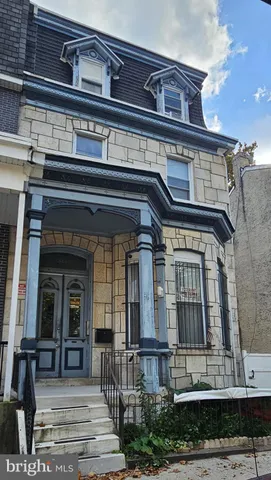 a front view of a building